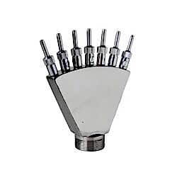 6 Nozullu Yelpaze Fıskiye