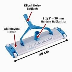 Havuz Temizlik Vakum Süpürgesi | 1 1/2'' (38 mm) L=46 cm