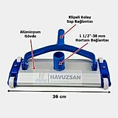 Havuz Temizlik Vakum Süpürgesi | 1 1/2'' (38 mm) L=36 cm