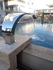 Havuz Şelalesi Kobra Model 50x60 cm | 304 Paslanmaz Çelik