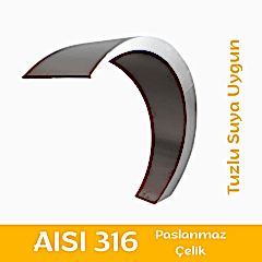 Havuz Şelalesi Kobra Model 40x80 cm | 316 Paslanmaz Çelik