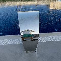 Havuz Şelalesi Kobra Model 60x90 cm | 316 Paslanmaz Çelik