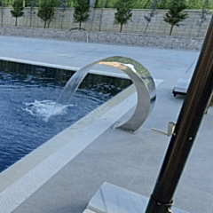 Havuz Şelalesi Kobra Model 60x90 cm | 316 Paslanmaz Çelik